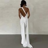 Neckholder-Kleid mit ärmellosem Rückenausschnitt